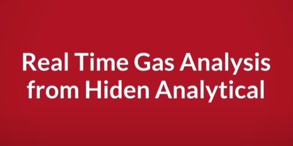 Análise de Gás em Tempo Real da Hiden Analytical